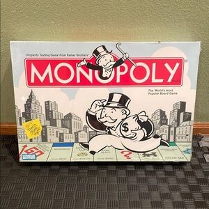 Monopoly Classic Board Game - Red and White